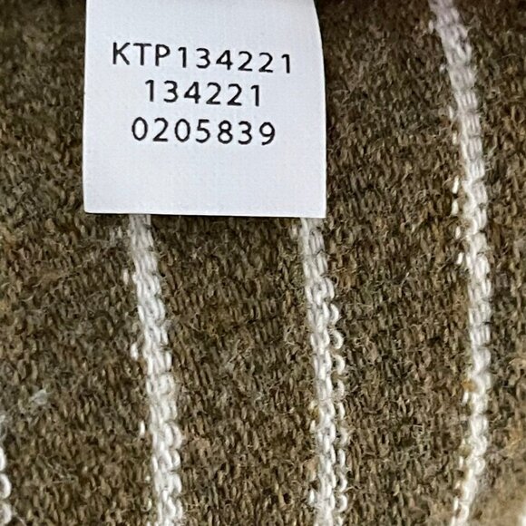 J. Jill Womens Size Medium Brown & White Striped Long Sleeve Boatneck Top - Picture 7 of 9